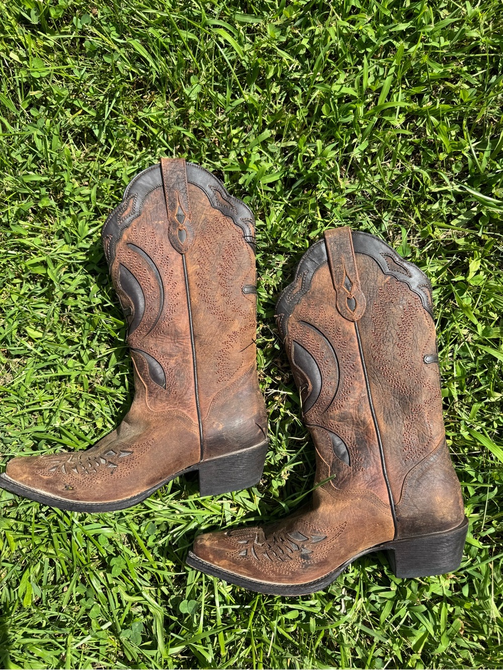 JB Dillon Women 7.5 Like New JBW2218 Western Boots Cowboy